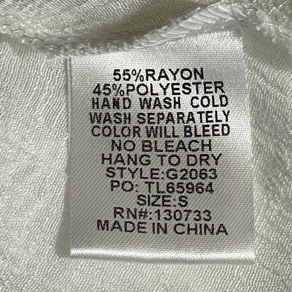 Off White Cuffed Layered Tunic Top by Umgee Size Small - Picture 7 of 10